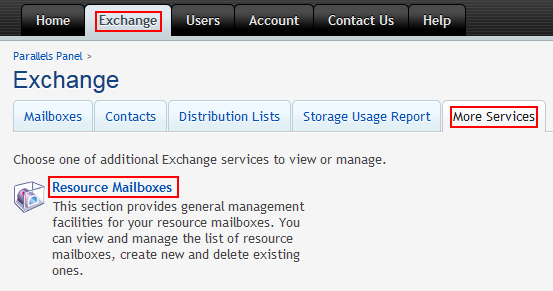 Creating A Hosted Exchange Resource Mailbox | IiHelp