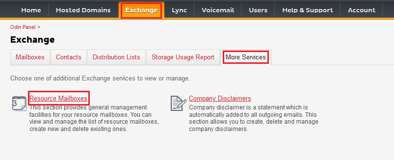 Creating A Hosted Exchange Resource Mailbox | IiHelp