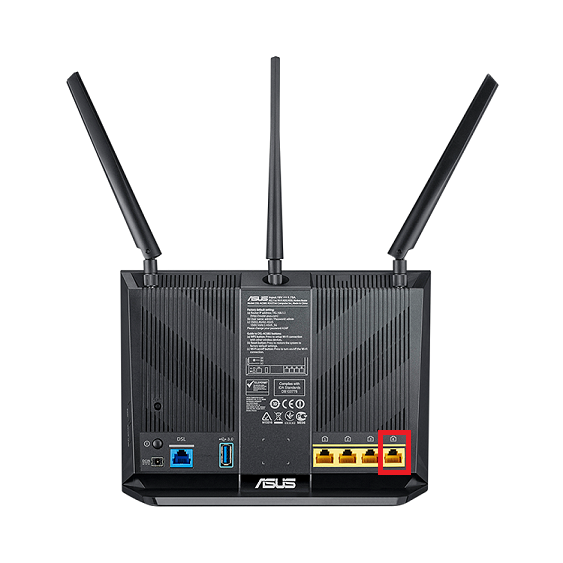 ASUS DSL-AC68U Single LAN