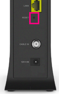 Cable Gateway Pro CG2200 reset button