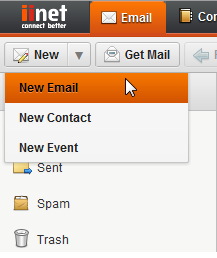 Desktop webmail new email 1