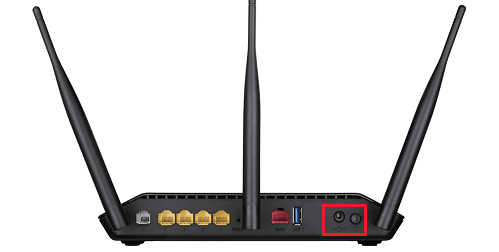 D-Link DSL-2888A Power Button+Port