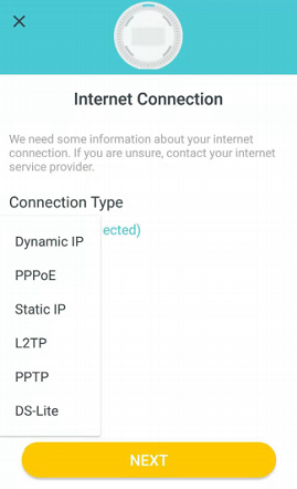 Deco App Connection Type