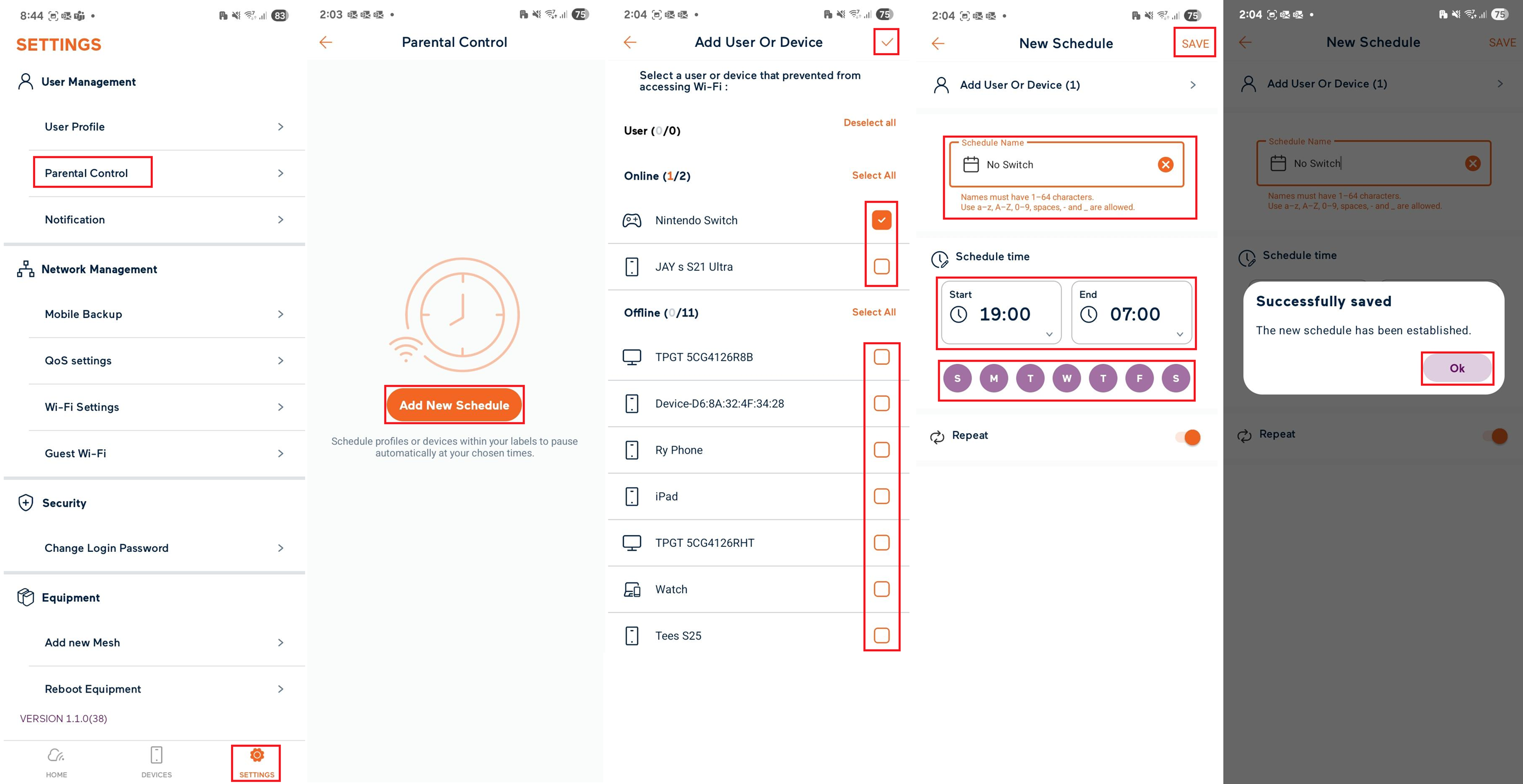 Wi-Fi Max - Parental Controls - App Only