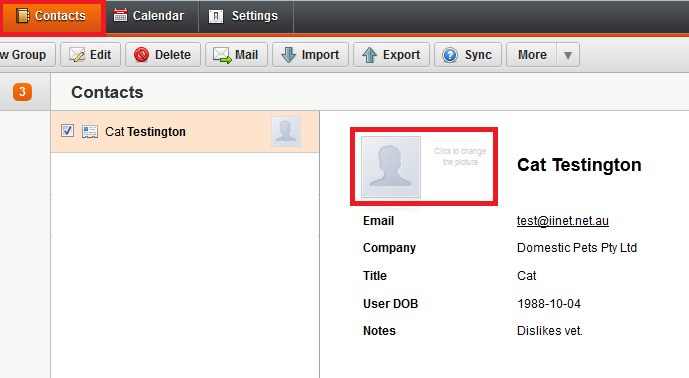 Desktop webmail add contact picture 1