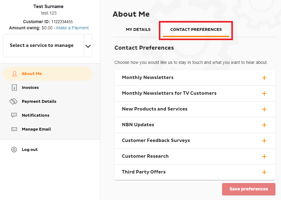 Toolbox contact preferences 1