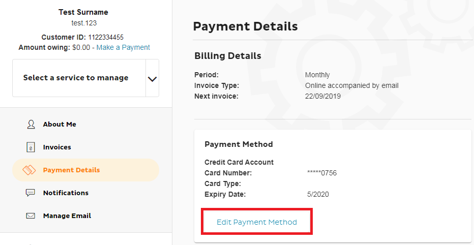 Toolbox payment details 1