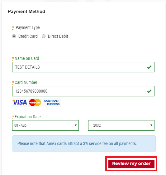 Toolbox payment details 2