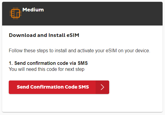 iiNet Toolbox - Send Confirmation Code SMS