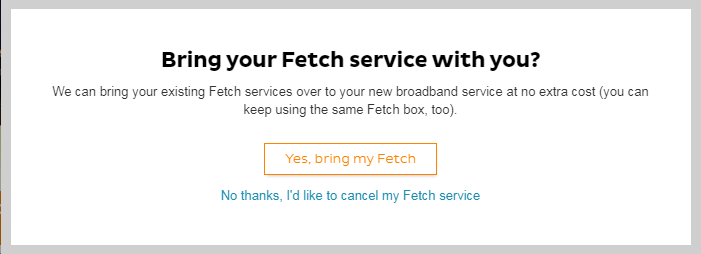 Keep or cancel Fetch prompt