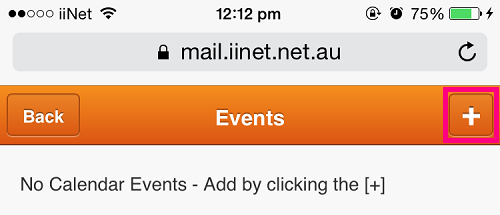 Mobile webmail add calendar event 3